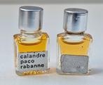 Vintage Micro parfum Paco Rabanne Calandre - Pure parfum, Ophalen of Verzenden, Zo goed als nieuw, Miniatuur