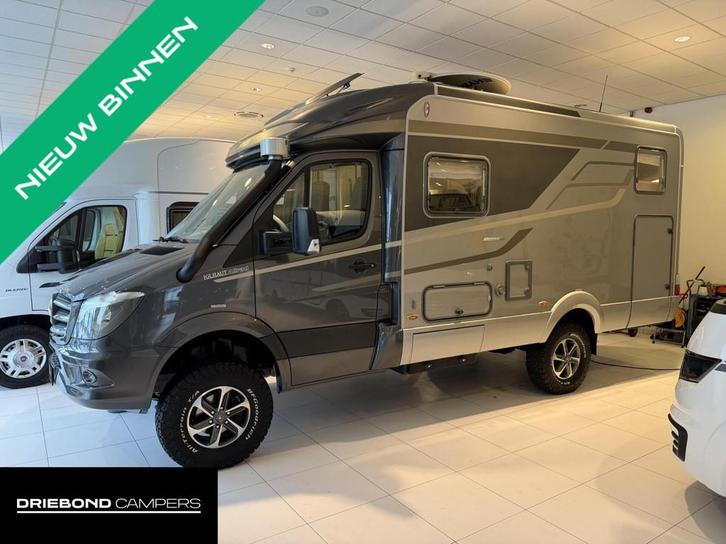 Hymer MLT 570 4X4 IGELHAUT Enkele Bedden Zonnepaneel Lithium, Caravans en Kamperen, Campers, Bedrijf, tot en met 3, Half-integraal
