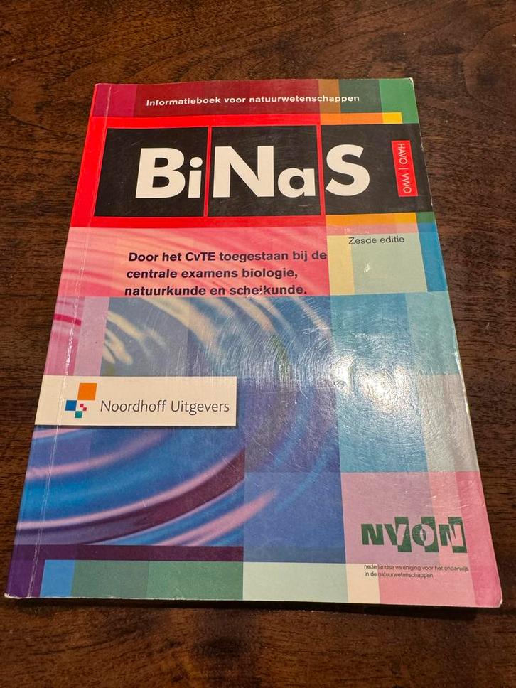 BiNaS Informatieboek Natuurwetenschappen, Boeken, Schoolboeken, Gelezen, Biologie, HAVO, Ophalen of Verzenden