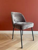 BePureHome 6x eetkamerstoel Vogue kleur Boucle Nougat, Ophalen, Overige kleuren, Zo goed als nieuw, Metaal