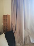 Gordijnen beige met rails, Ophalen, 200 cm of meer, Beige, Zo goed als nieuw