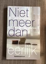 J. van der Windt - Niet meer dan eerlijk, Ophalen of Verzenden, Zo goed als nieuw, J. van der Windt