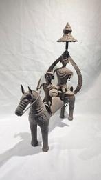Bronzen Bastar Beeld van Ruiters te Paard, Antiek en Kunst, Ophalen of Verzenden