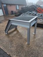 Stalen trap met bordes grijs .Hoog 1mtr nob201, Ophalen of Verzenden, Zo goed als nieuw, 2 tot 4 meter