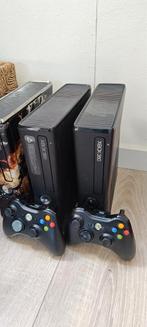 3x Xbox 360 inclusief controller en spellen, Spelcomputers en Games, Spelcomputers | Xbox 360, 360 S, Ophalen of Verzenden, Zo goed als nieuw