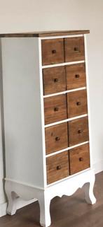 Houten ladekast (queen anne stijl), Gebruikt, 5 laden of meer, Overige houtsoorten, 50 tot 100 cm