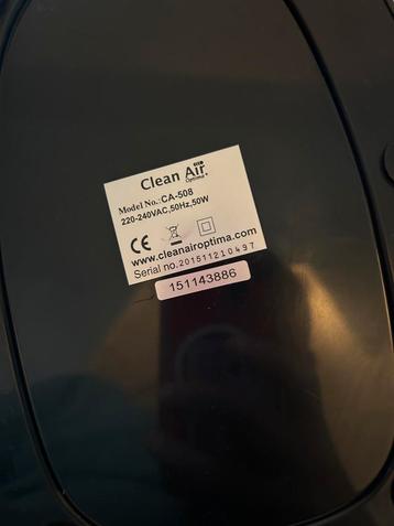 Clean air optima CA-508 luchtreiniger beschikbaar voor biedingen