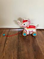 Fiona Hewitt houten trek olifant op wielen trekdier, Kinderen en Baby's, Speelgoed | Houten speelgoed, Ophalen of Verzenden, Zo goed als nieuw