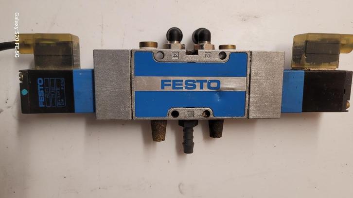 Festo perslucht componenten, Doe-het-zelf en Verbouw, Compressors, Zo goed als nieuw, 10 bar of meer, Minder dan 25 liter, Minder dan 200 liter/min