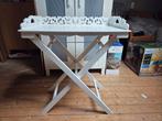 butler tray, Huis en Inrichting, Tafels | Bijzettafels, Ophalen, Gebruikt, 55 tot 75 cm, 60 cm of meer