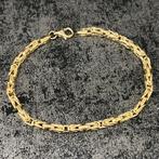 14k gouden armband koningsschakel model italy, Sieraden, Tassen en Uiterlijk, Armbanden, Ophalen of Verzenden