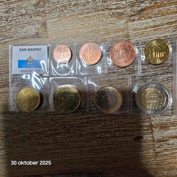 San Marino Euroset 2006/2007 - Compleet! beschikbaar voor biedingen