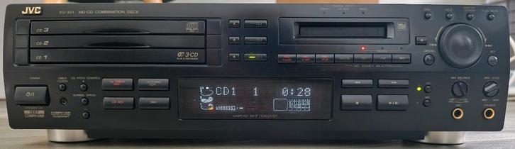 JVC XU-301 MD-CD combinatie deck - Hobby project, Audio, Tv en Foto, Cd-spelers, JVC, Ophalen