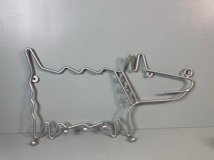 Vintage Ikea Frän Kapstok Hond - Ehlén Johansson Design, Huis en Inrichting, Woonaccessoires | Kapstokken, Gebruikt, Overige typen