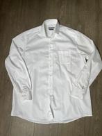 Overhemd business lange mouw wit Van Uffelen XL -  44, Halswijdte 43/44 (XL), Ophalen of Verzenden, Ledûb, Wit