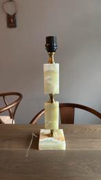Vintage lampvoet Onyx groen, Huis en Inrichting, Lampen | Tafellampen, Ophalen of Verzenden, Zo goed als nieuw, Minder dan 50 cm