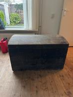 Oude houten kist, Huis en Inrichting, Woonaccessoires | Kisten, Ophalen, Gebruikt, 50 tot 100 cm, 50 tot 75 cm