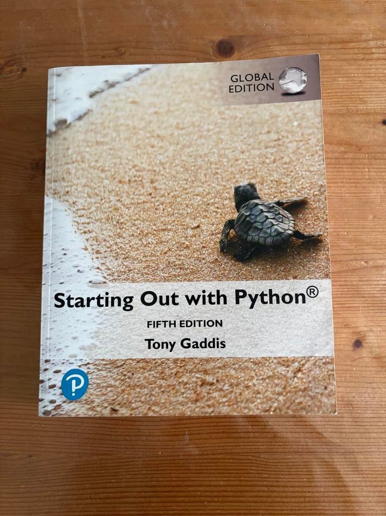 Starting Out with Python 5e editie, Ophalen of Verzenden, Beta, WO