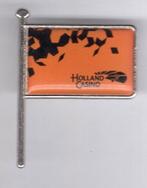 Holland Casino vlag zilverkleurig PIN ( BLAD6_621 ), Verzamelen, Speldjes, Pins en Buttons, Verzenden, Nieuw, Merk, Speldje of Pin