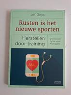 Rusten is het nieuwe sporten - Jef Geys, Ophalen of Verzenden, Zo goed als nieuw, Jef Geys