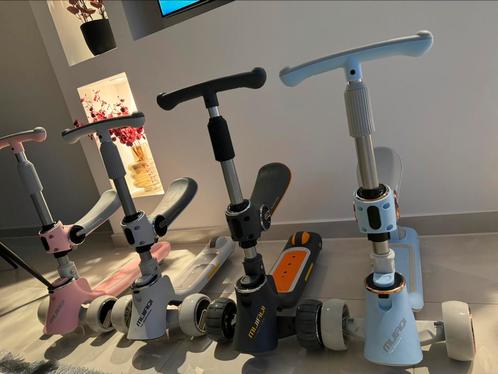 Opvouwbare Kinderscooter met LED-verlichting 3 PU-wielen, Kinderen en Baby's, Speelgoed | Buiten | Voertuigen en Loopfietsen, Nieuw