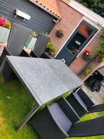 Beton tafel set, Tuin en Terras, Tuintafels, Ophalen, Zo goed als nieuw, Rond