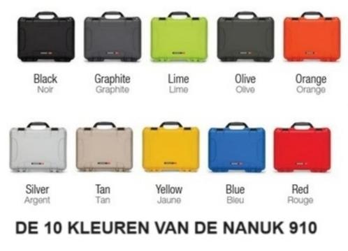 NANUK Case 910 Met foam in 10 kleuren, Peli Case alternatief, Audio, Tv en Foto, Fotografie | Fototassen, Nieuw, Overige typen