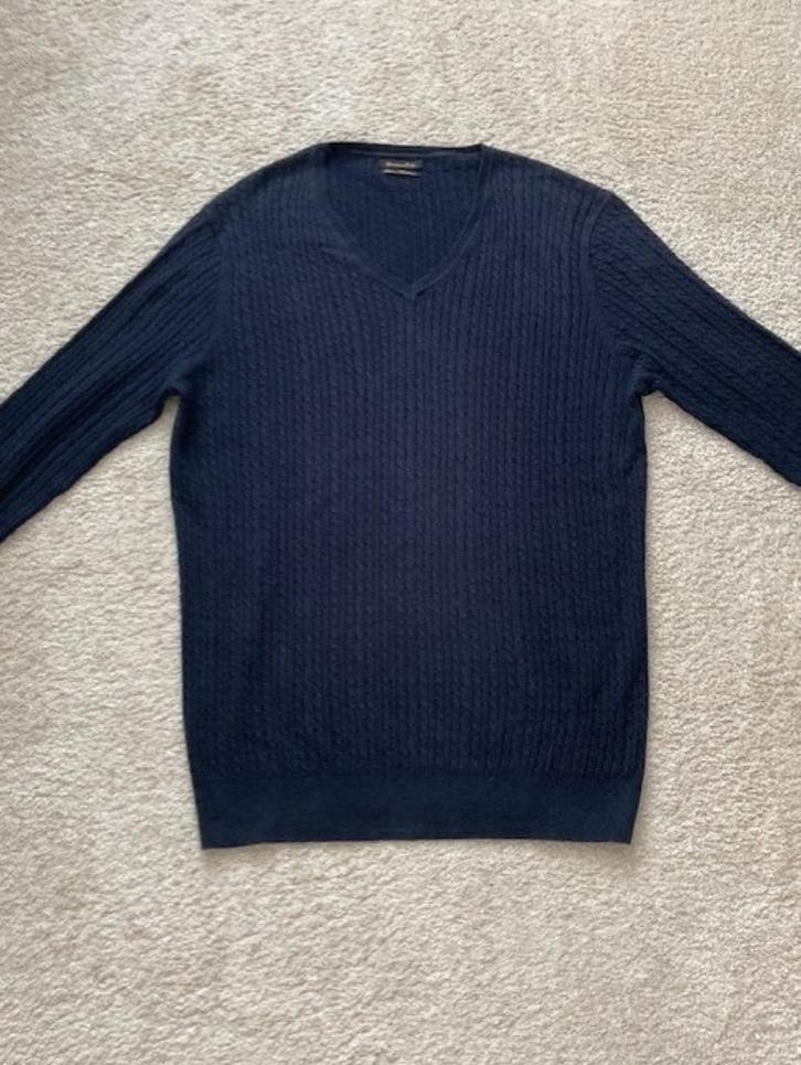 blauwe trui 48 Massimo Dutti, Kleding | Heren, Truien en Vesten, Zo goed als nieuw, Maat 48/50 (M), Blauw, Ophalen of Verzenden