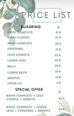 Sugar waxing treatment in Amsterdam, Ophalen of Verzenden, Nieuw