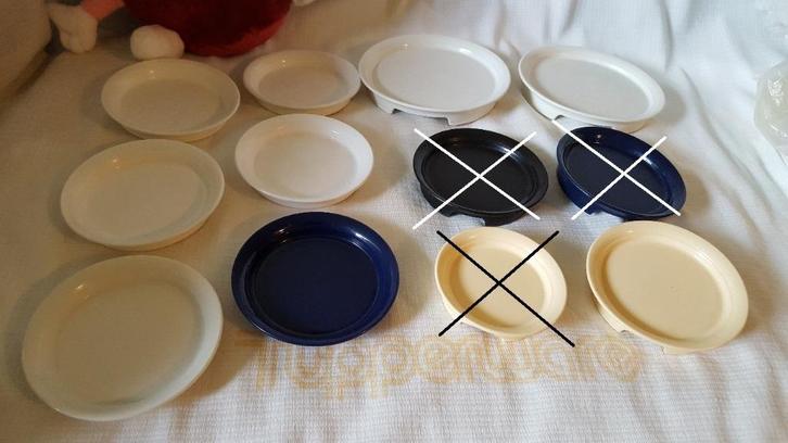 Tup. deksel 11: stofdeksel Tafel- en Exclusieve serie, Huis en Inrichting, Keuken | Tupperware, Gebruikt, Overige typen, Ophalen of Verzenden