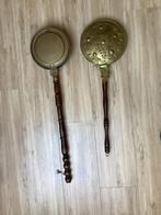 2 x antieke beddenstoof bedden pan, Ophalen