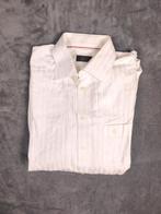 Eton Overhemd 41 /16 Wit Pinstripe Zakelijk, Kleding | Heren, Overhemden, Wit, Eton, Ophalen of Verzenden, Zo goed als nieuw