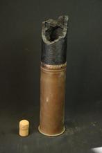 WO1 Duitse 7.7 cm feldkanone patroon LEEG, Ophalen of Verzenden, Landmacht, Duitsland, Hulzen of Bodemvondsten