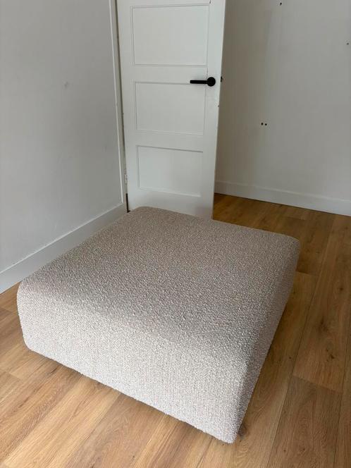 HKliving Jax bank element / hocker, Huis en Inrichting, Banken | Voetenbanken en Poefen, Nieuw, 75 tot 100 cm, 75 tot 100 cm, Vierkant