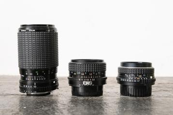 Analoge lenzen Sigma, Tokina, Pentax 28, 50, 200 mm - Nikon  beschikbaar voor biedingen