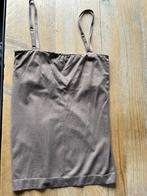 Oroblu top hemdje M/L valt als small taupe, Bruin, Ophalen of Verzenden, Zo goed als nieuw, Maat 36 (S)