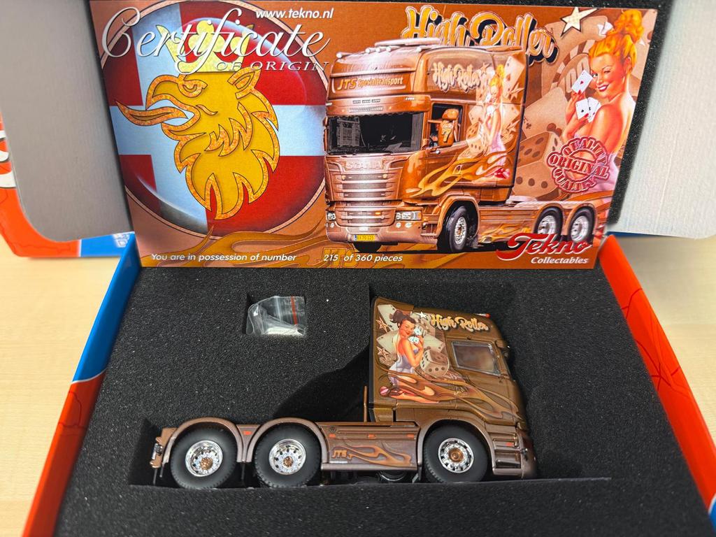 Tekno 1:50 JTS Scania R, Verzenden, Nieuw, Bus of Vrachtwagen, Tekno