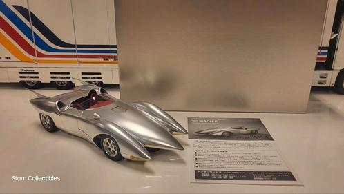 PreMo Series 4 Speed Racer Mach 5 Silver Diecast Aluminium, Hobby en Vrije tijd, Modelauto's | 1:18, Nieuw, Auto, Overige merken
