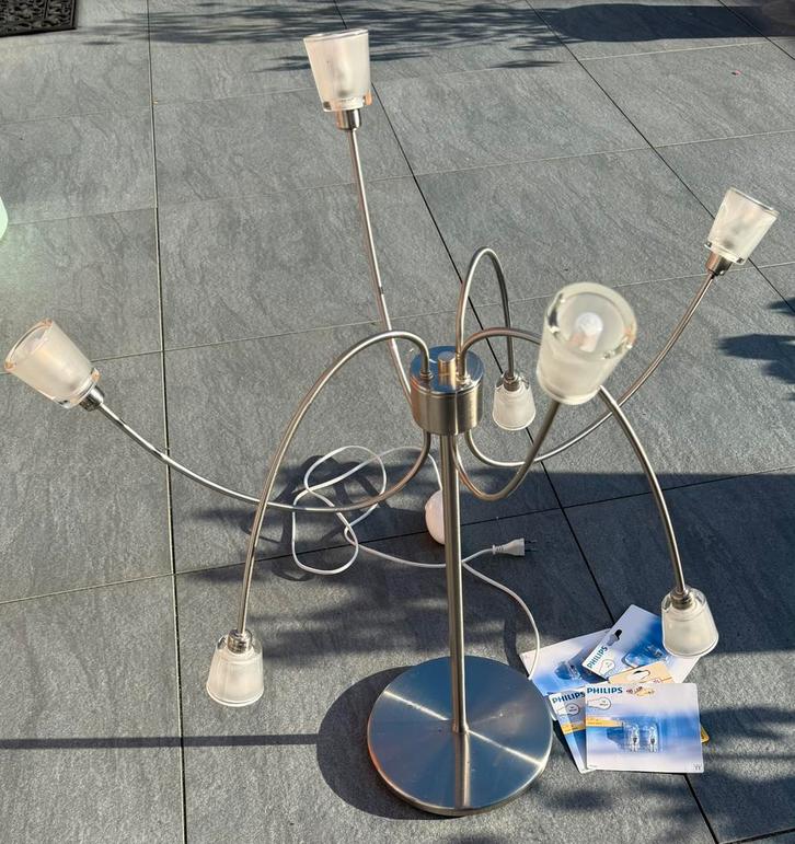 Ikea lamp met energiezuinige LED verlichting., Huis en Inrichting, Lampen | Tafellampen, Zo goed als nieuw, Minder dan 50 cm, Ophalen