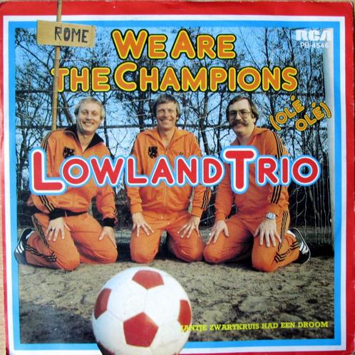 1980	voetbal	Lowland Trio		We Are The Champions, Cd's en Dvd's, Vinyl Singles, Zo goed als nieuw, Single, Nederlandstalig, 7 inch