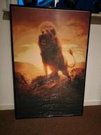 Elk bod is welkom. Diamond painting schilderij leeuw, Huis en Inrichting, Ophalen, Overige typen, Zo goed als nieuw, 75 cm of meer