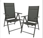 Set van 2 inklapbare tuinstoelen, Ophalen of Verzenden, Nieuw, Aluminium, Inklapbaar