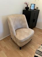 Comfortabele beige fauteuil – moderne look, Ophalen, Zo goed als nieuw, Stof