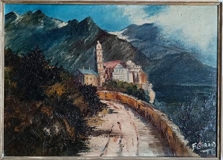 Eugène Pierre François Giraud 1806-1881 olieverf.Gesigneerd., Antiek en Kunst, Kunst | Schilderijen | Klassiek, Ophalen of Verzenden