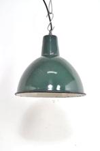 Vintage emaille fabriekslamp industrieel lamp hanglamp, Ophalen of Verzenden, Gebruikt