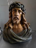 Beeld buste Jesus Christus. Lichtmetaal., Ophalen of Verzenden