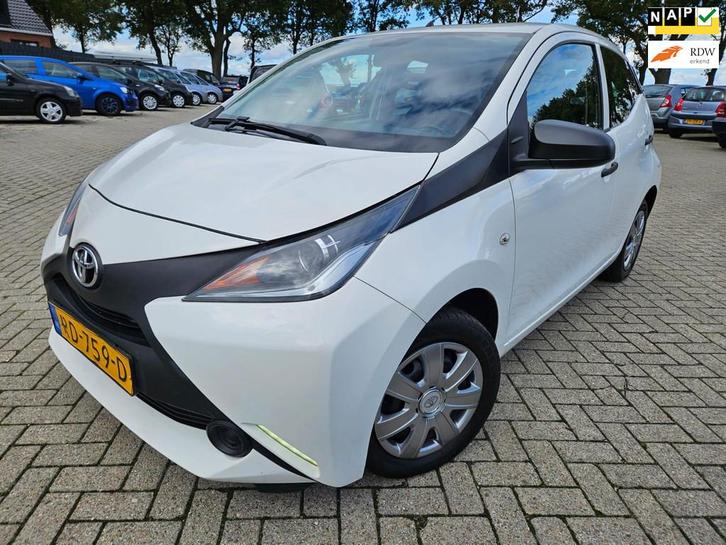 Toyota Aygo 1.0 VVT-i x-fun 5 Drs 2017. Airco/LED/CV op afst, Auto's, Toyota, Bedrijf, Te koop, Aygo, ABS, Airbags, Airconditioning