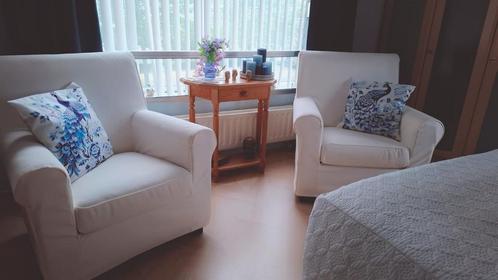 2 fauteuils Ikea met ieder een set nieuwe hoezen, Huis en Inrichting, Fauteuils, Zo goed als nieuw, Ophalen