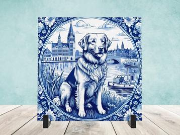 Toller Delfts Blauw tegel incl voet beschikbaar voor biedingen