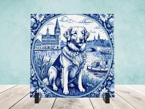 Toller Delfts Blauw tegel incl voet, Huis en Inrichting, Woonaccessoires | Overige, Nieuw, Ophalen of Verzenden